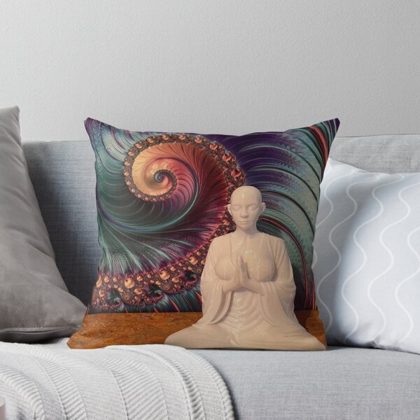 Item preview, Fractal y el meditador designed and sold by ArtbyDeeDeeO.