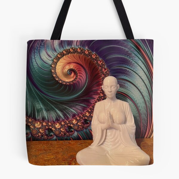 Item preview, Fractal and the meditator designed and sold by ArtbyDeeDeeO.