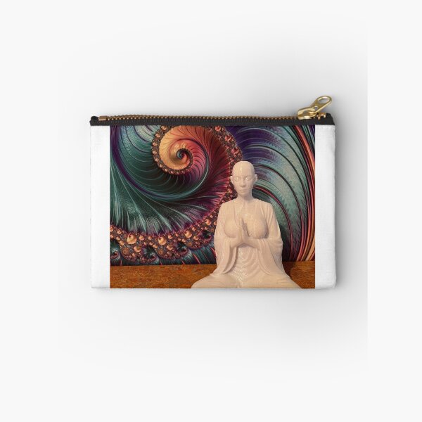 Item preview, Fractal and the meditator designed and sold by ArtbyDeeDeeO.