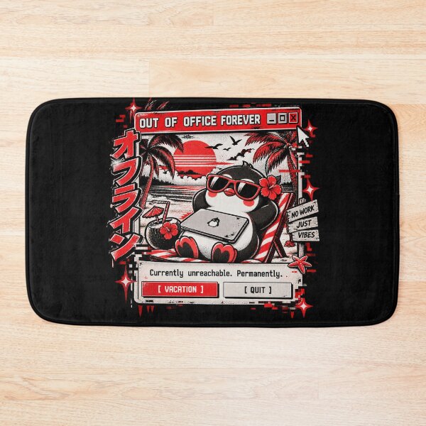 Item preview, Out Of Office Forever - Funny Vacation Penguin designed and sold by Visual Dept..