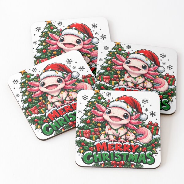 Artikelvorschau, Weihnachtsaxolotl entworfen und verkauft von vectcd.