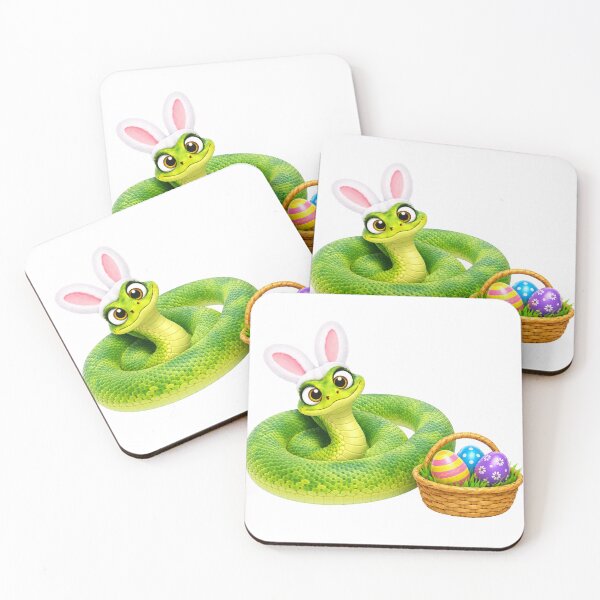 Item preview, Joyful Green Mamba Easter designed and sold by Sillytoe.