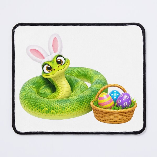 Item preview, Joyful Green Mamba Easter designed and sold by Sillytoe.