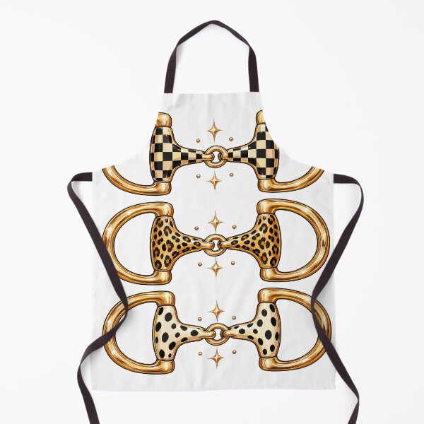 Aperçu de l'œuvre Equestrian Horse Bit Trio Gold Pattern Design créée et vendue par stmpdwrld.