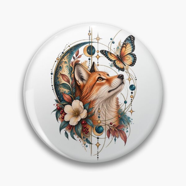 Item preview, Celestial Fox and Butterfly designed and sold by MichalHau.