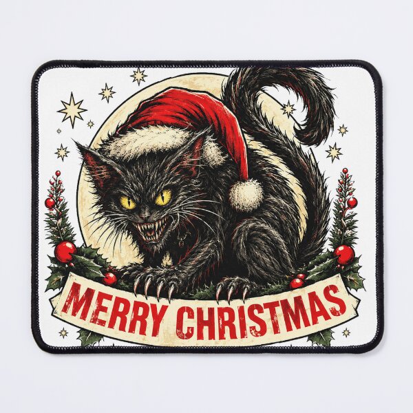 Item preview, Christmas Horror Black Cat designed and sold by vectcd.