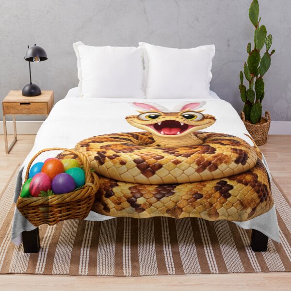 Item preview, Playful Horned Viper Easter designed and sold by Sillytoe.
