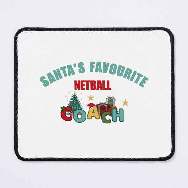 Item preview, Santa’s Favourite Netball Coach designed and sold by DixieGirlStudio.