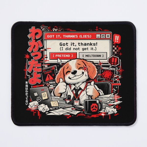 Item preview, Got It Thanks Lies - Funny Fake Smile Office Dog designed and sold by Visual Dept..