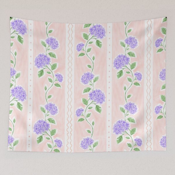 Item preview, Hydrangea Trail - Orchid Blush designed and sold by Fabricatemyart.