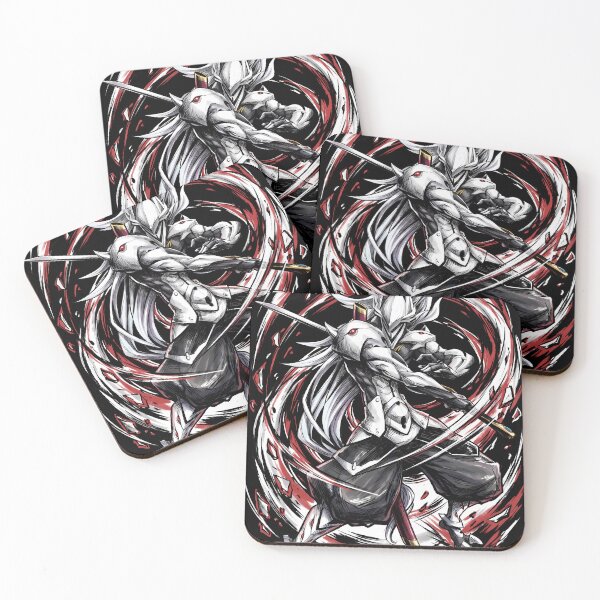 Item preview, Hakumen BlazBlue Fighting Game Anime Tee designed and sold by Senpaiwaves.