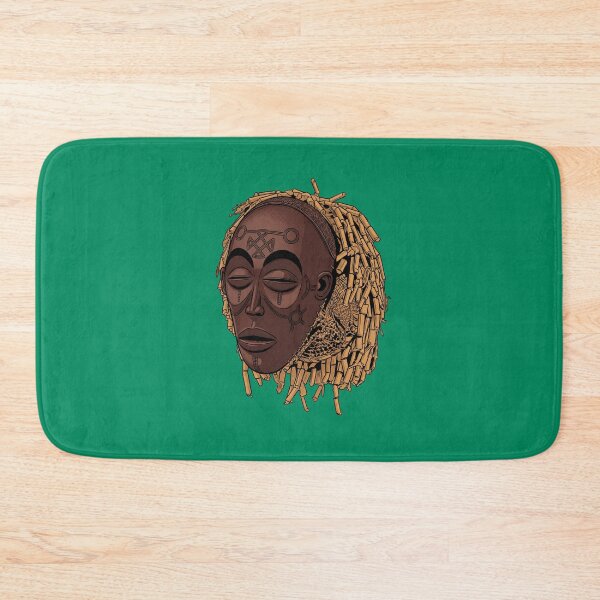 Item preview, African Chokwe Mask: Ancestral Pwo Lineage Print designed and sold by FreiherrPK.
