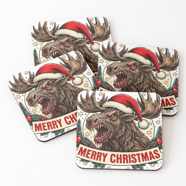 Item preview, Christmas Moose Horror Animals designed and sold by vectcd.