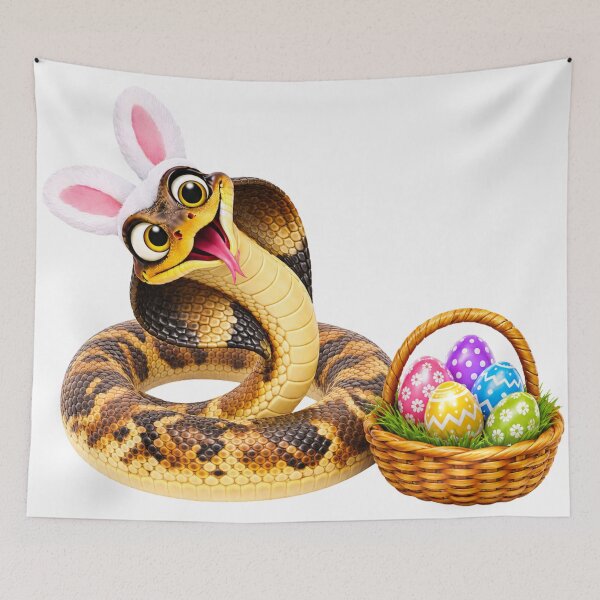 Item preview, Cheerful Indian Cobra Easter designed and sold by Sillytoe.