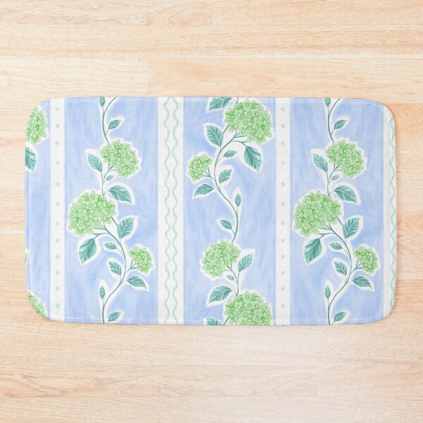 Item preview, Hydrangea Trail - Celadon Blue designed and sold by Fabricatemyart.
