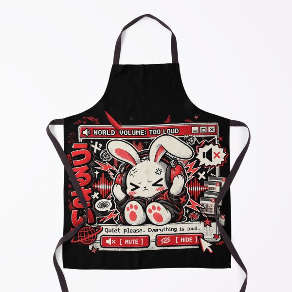 Item preview, World Volume Too Loud - Sensory Overload Funny Bunny designed and sold by Visual Dept..