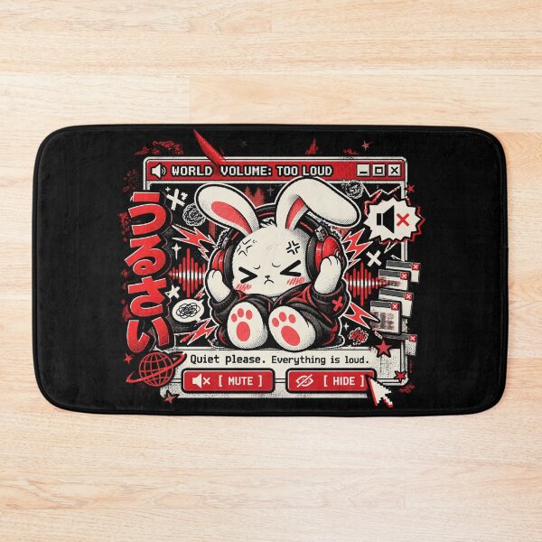 Item preview, World Volume Too Loud - Sensory Overload Funny Bunny designed and sold by Visual Dept..