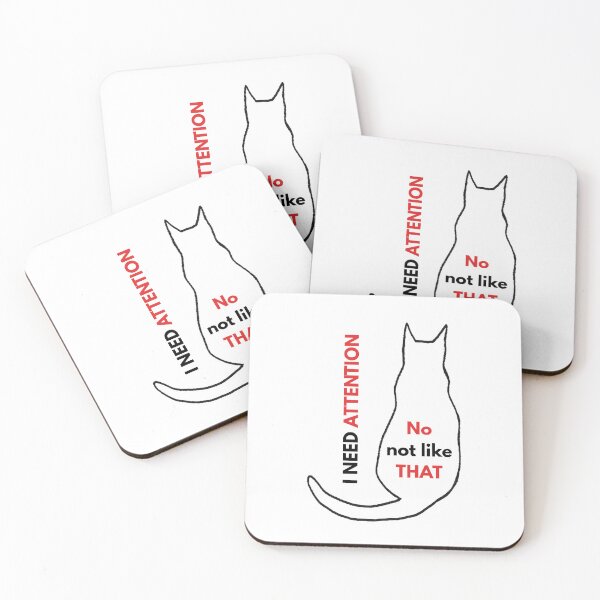 Item preview, I need attention cat designed and sold by alczar.