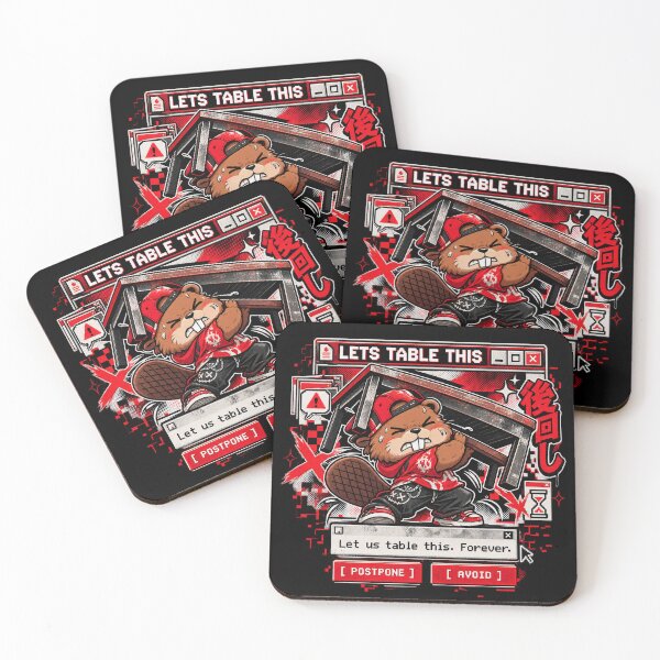Item preview, Lets Table This Forever - Funny Beaver Office Humor designed and sold by Visual Dept..