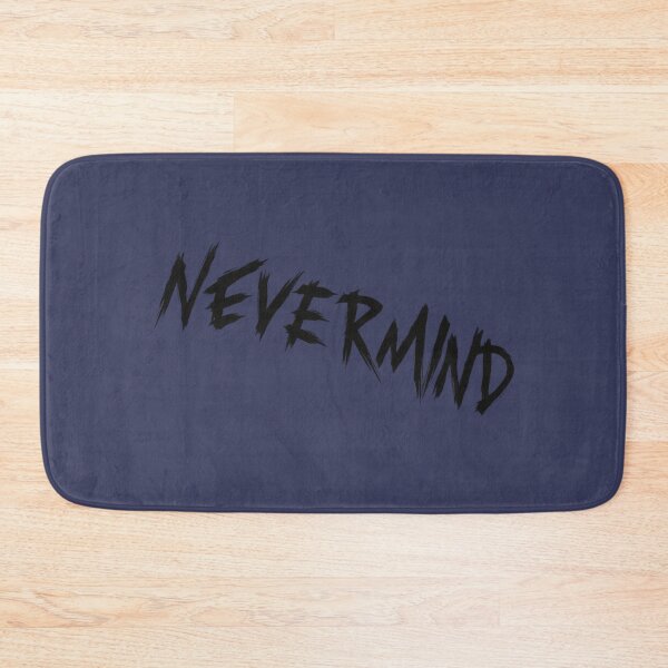 Item preview, Never Mind – Minimalist Typography, Cool and Carefree Quote Design designed and sold by ManggaeJM.