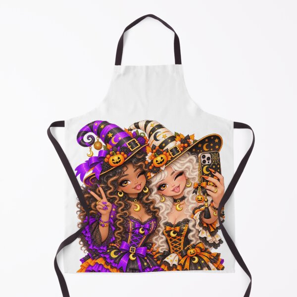Item preview, Witchy Besties Selfie – Cute Halloween Witch Friends designed and sold by The Cutting Room.