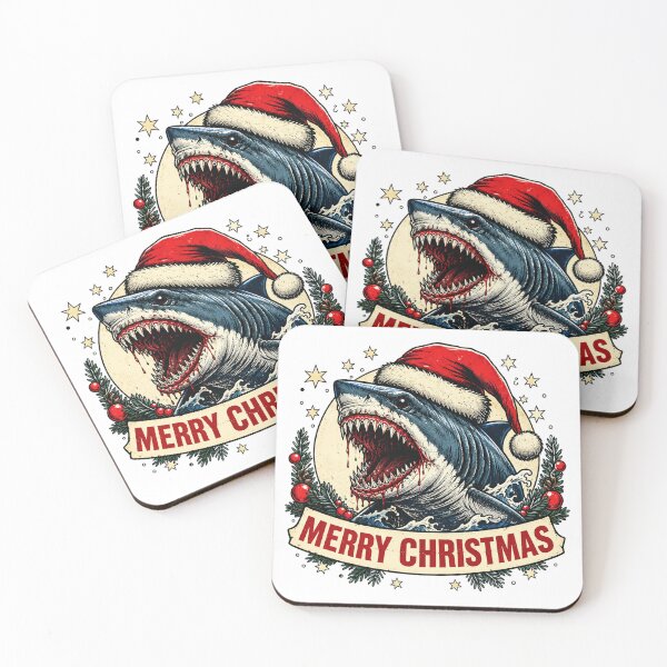 Item preview, Christmas Horror Ocean Shark designed and sold by vectcd.