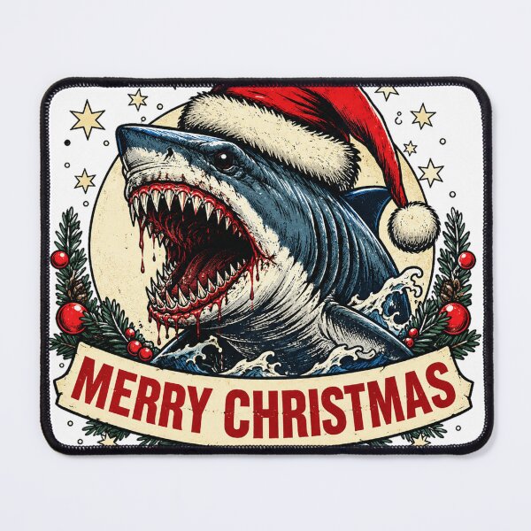 Item preview, Christmas Horror Ocean Shark designed and sold by vectcd.