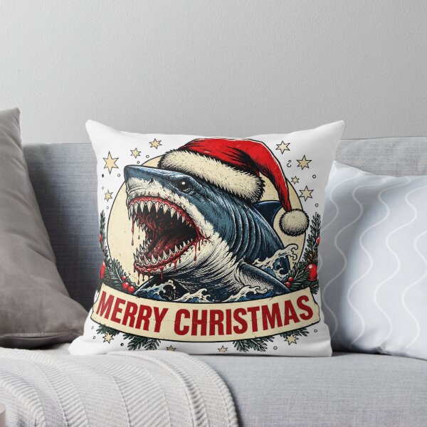 Item preview, Christmas Horror Ocean Shark designed and sold by vectcd.