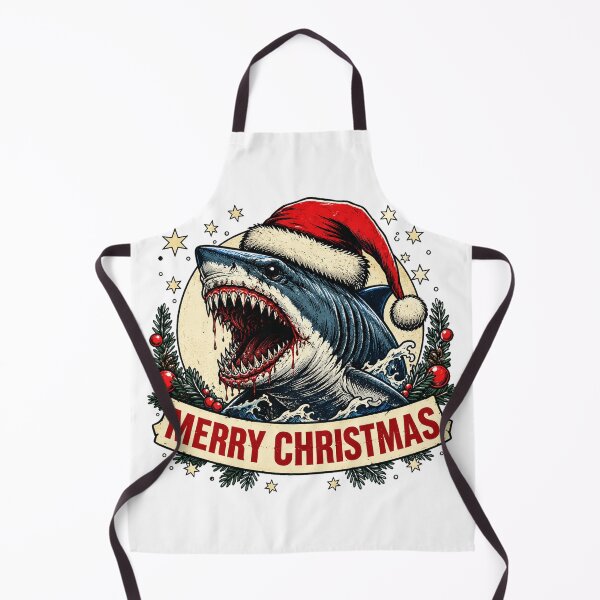 Item preview, Christmas Horror Ocean Shark designed and sold by vectcd.