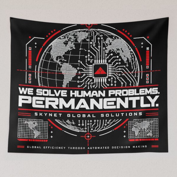 Item preview, Skynet Global Solutions – AI World Domination designed and sold by obstinator.