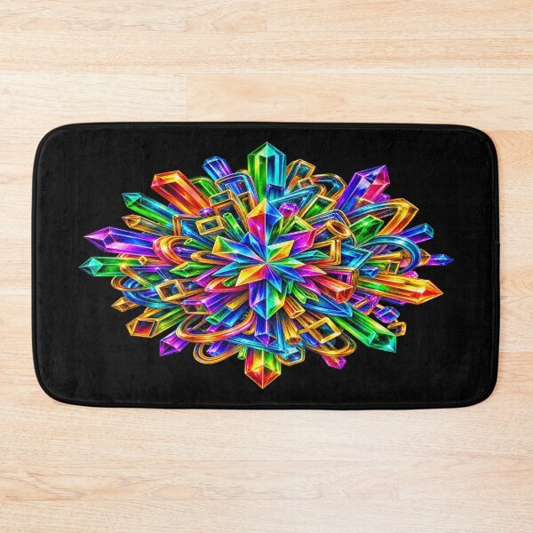 Item preview, Prismatic Crystal Burst – Rainbow Energy Sculpture designed and sold by TroviTutto.