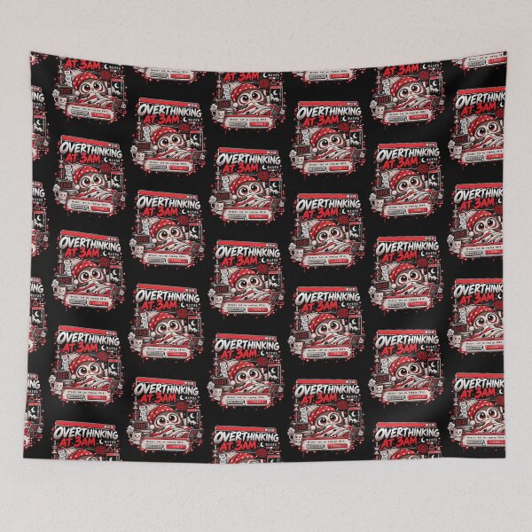 Item preview, Overthinking At 3AM - Funny Insomnia Owl ADHD Humor designed and sold by Visual Dept..