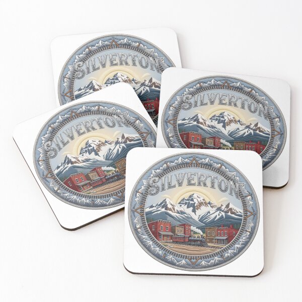 Item preview, Silverton Colorado USA Mountain Mining Village Narrow Gauge Embroidered designed and sold by Imaginarium of Chaos falcon88 .