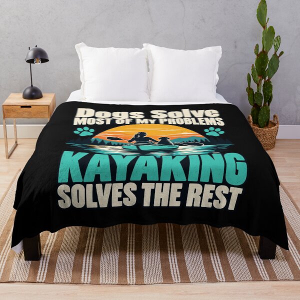 Artikelvorschau, Dogs Solve Most of My Problems Kayaking Solves the Rest entworfen und verkauft von stmpdwrld.