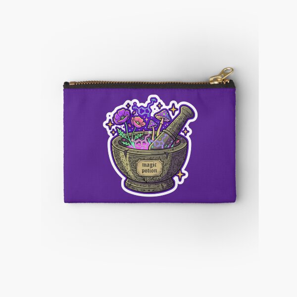 Item preview, Vintage Apothecary Mortar and Pestle Botanical Serotonin Cure Pharmacist Sticker designed and sold by spectomine.