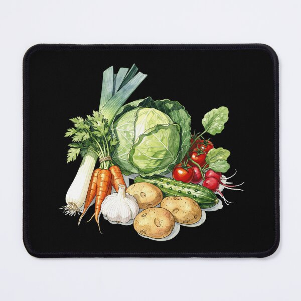 Item preview, Vintage Garden Vegetables Botanical Watercolor Art designed and sold by PepolArt.