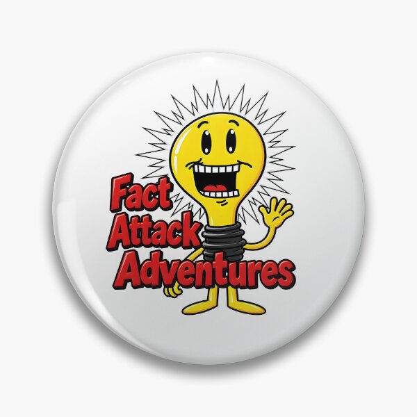 Item preview, Fact Attack Adventures - Funny Light Bulb designed and sold by Elakhongthe.