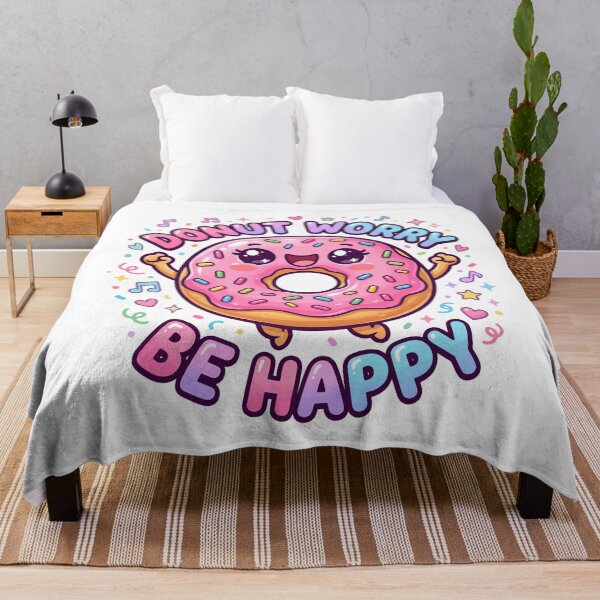 Item preview, Donut Worry. Be Happy. designed and sold by People Tee.