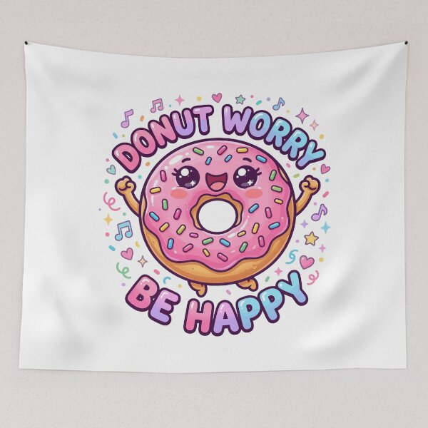 Item preview, Donut Worry. Be Happy. designed and sold by People Tee.