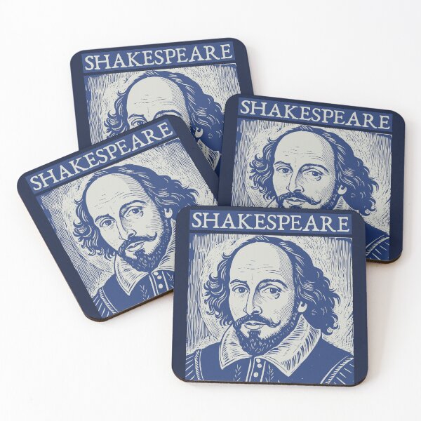 Item preview, William Shakespeare Vintage Woodcut Portrait Poster designed and sold by ValentinaHramov.