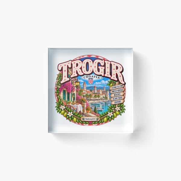 Item preview, Trogir, Croatia – UNESCO Old Town, Adriatic Coast & Mediterranean Flair designed and sold by Wandervogel123.