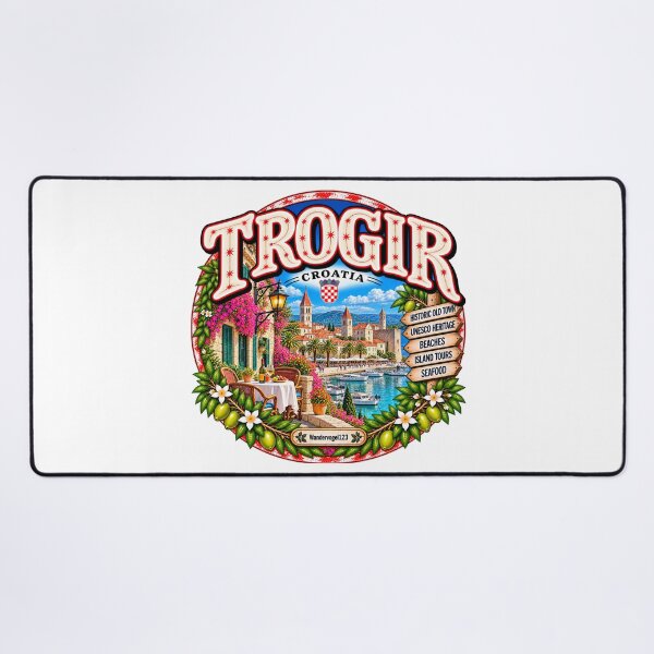 Item preview, Trogir, Croatia – UNESCO Old Town, Adriatic Coast & Mediterranean Flair designed and sold by Wandervogel123.