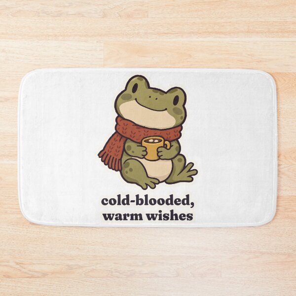 Item preview, Cozy Christmas Frog Cold-Blooded Warm Wishes designed and sold by OuqCreations.