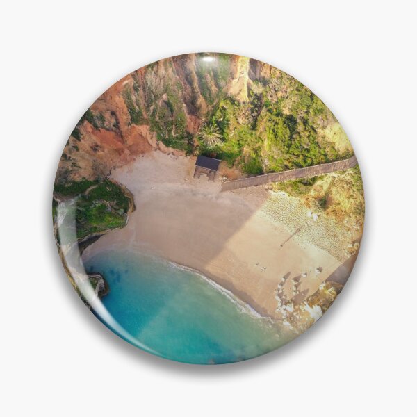 Item preview, Aerial View of Praia do Camilo Portugal designed and sold by ShotsByLau.