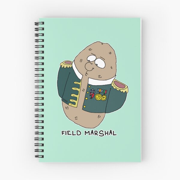 Item preview, Field Marshal Potato Sticker | Funny Military History Vegetable Pun designed and sold by MyxaART.