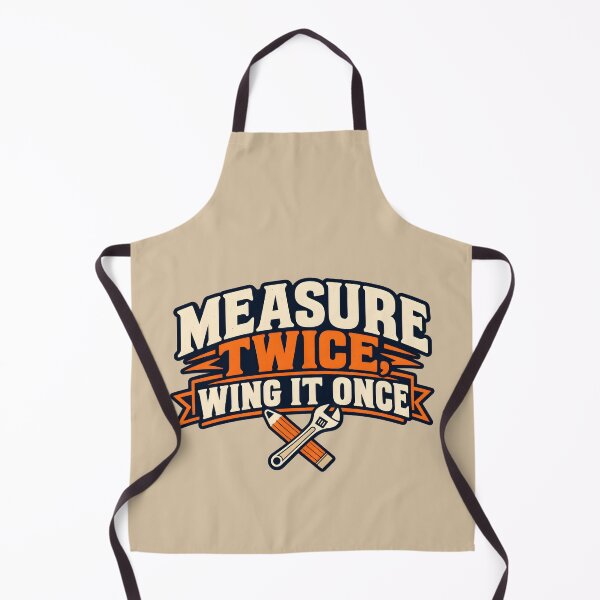 Item preview, Measure Twice, Wing It Once – DIY Workshop Humor designed and sold by VioVibe.