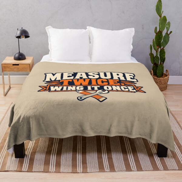Item preview, Measure Twice, Wing It Once – DIY Workshop Humor designed and sold by VioVibe.