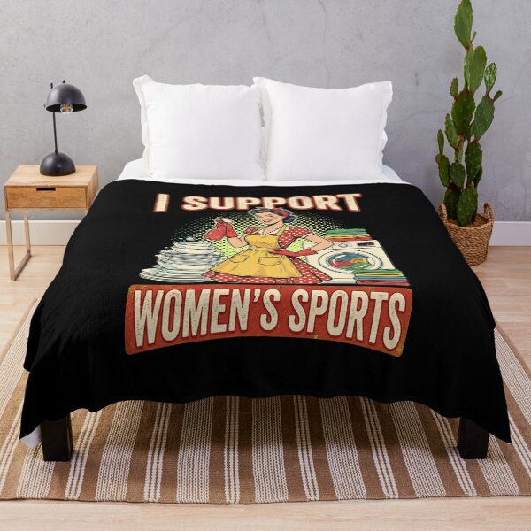 Item preview, I Support Women's Sports Housework Humor designed and sold by dudelinart.