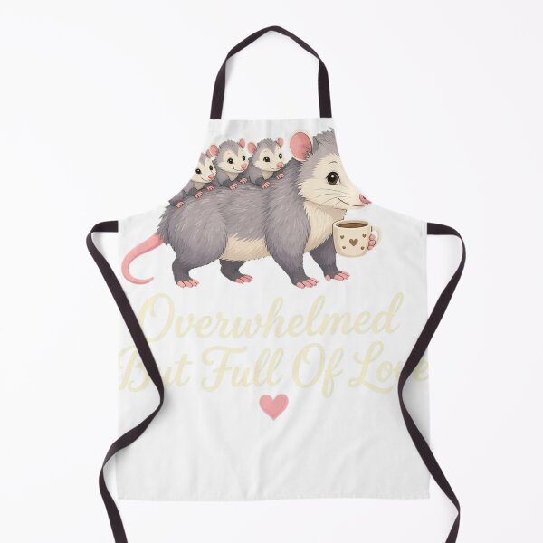 Item preview, Overwhelmed But Full Of Love Opossum Mom Gift designed and sold by HappyVibration.