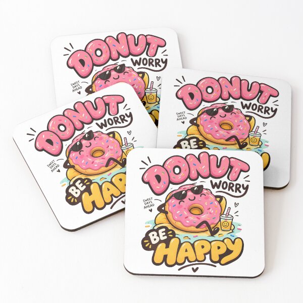 Item preview, Donut Worry. Be Happy. designed and sold by People Tee.